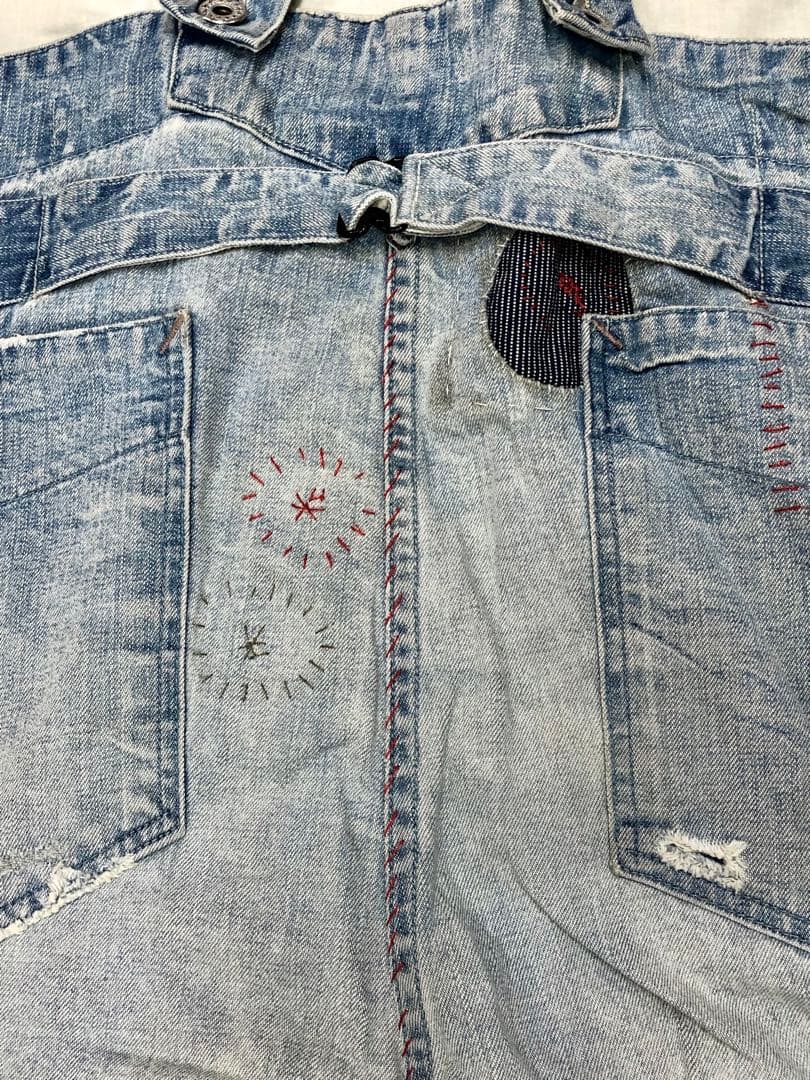 RRL ダブルアールエル オーバーオール リペアダメージ加工 ラルフ