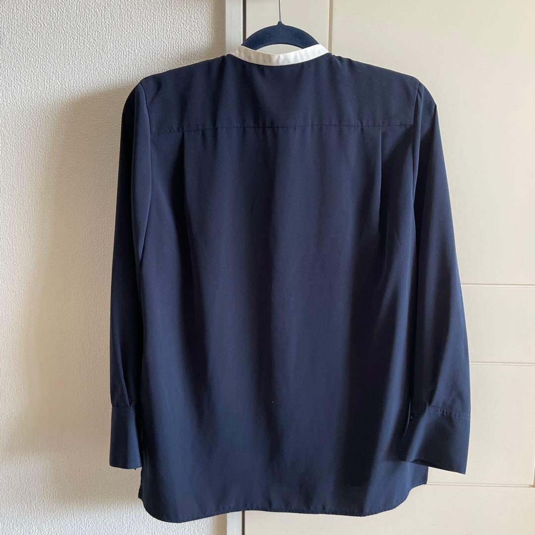 未使用 Ballsey ボールジィ ボウタイブラウス 36 ネイビー - メルカリ