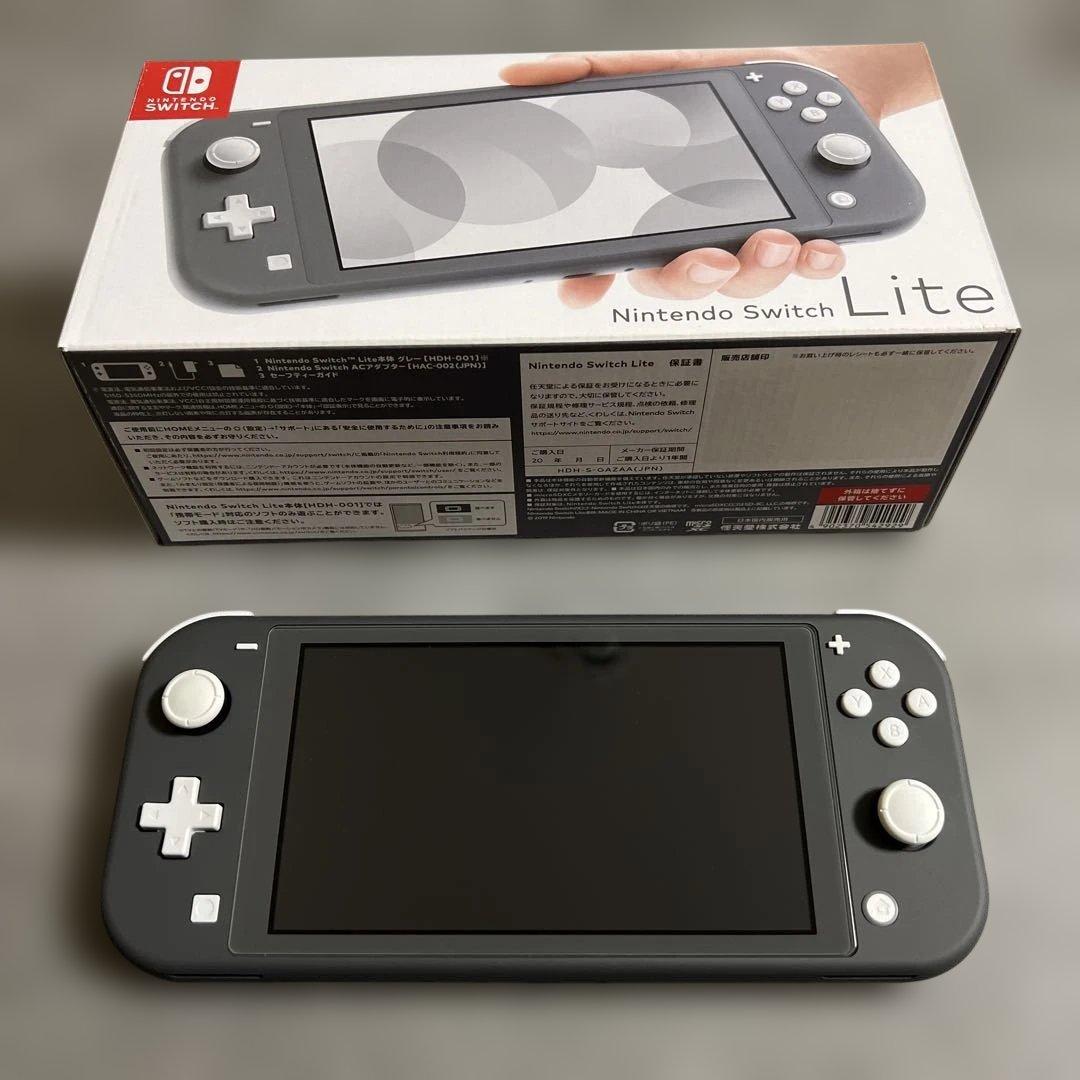 Nintendo Switch Lite グレー 本体　128GBSDカード付き Nintendo Switch Lite Gray - 5.5