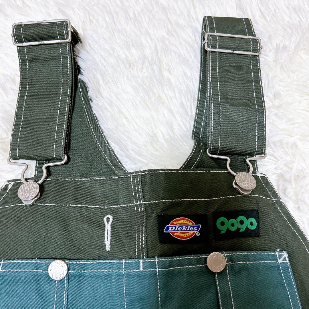 激レア】 Dickies 9090コラボ オーバーオール モスグリーン - メルカリ