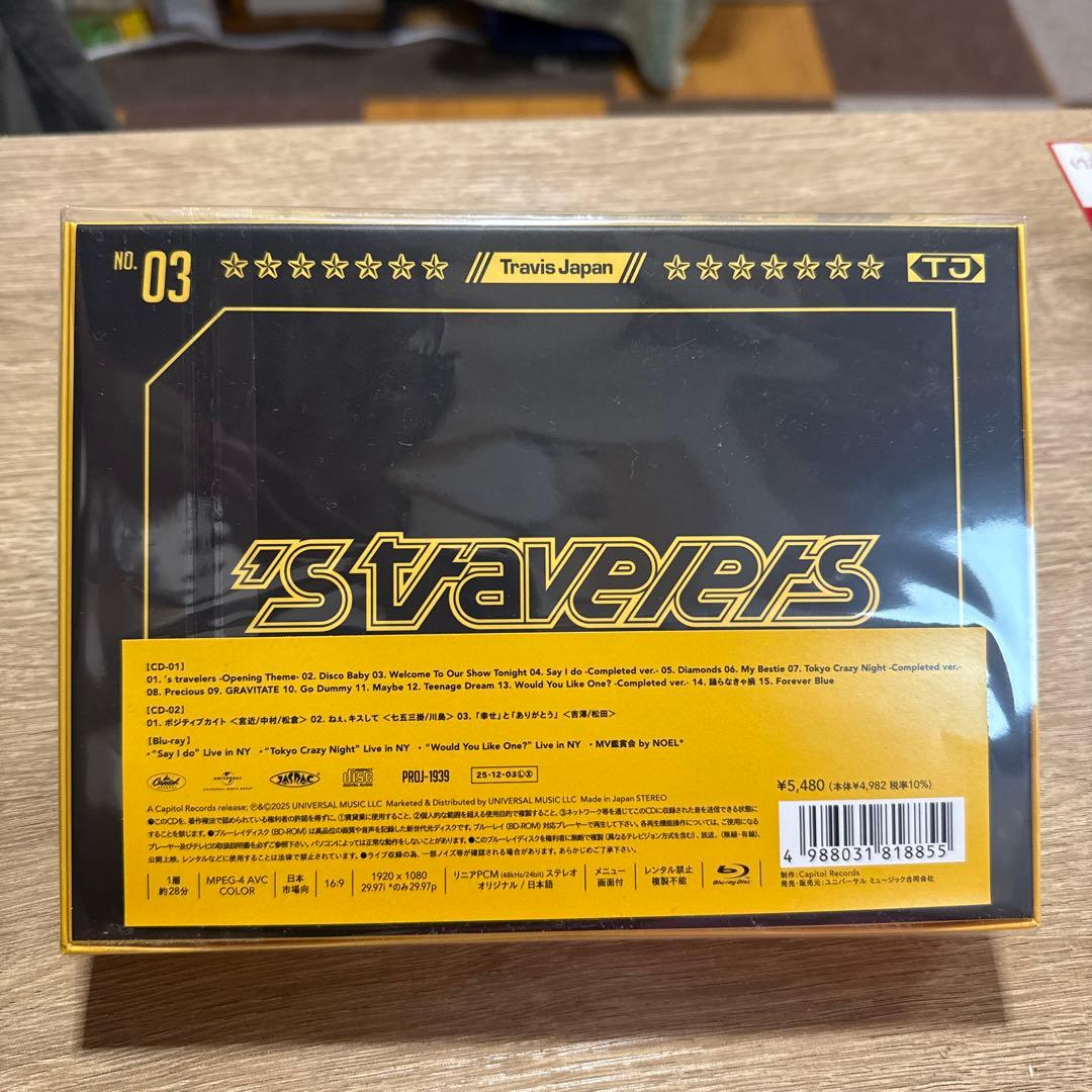m*i様 Travis Japan s'travelers FC限定盤 新品未開 - メルカリ