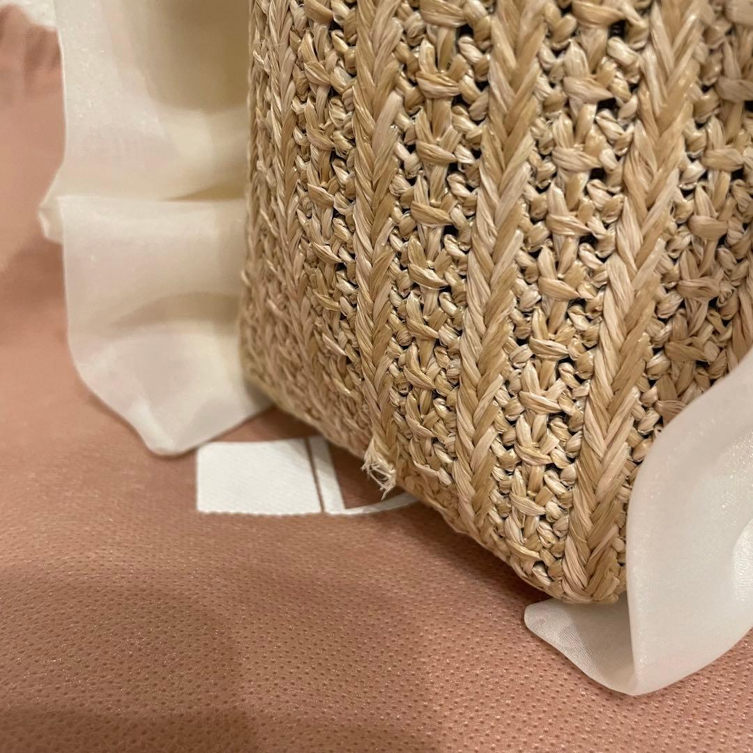 DIANA ダイアナ かごバッグ ハンドバッグ フリルバッグ - メルカリ