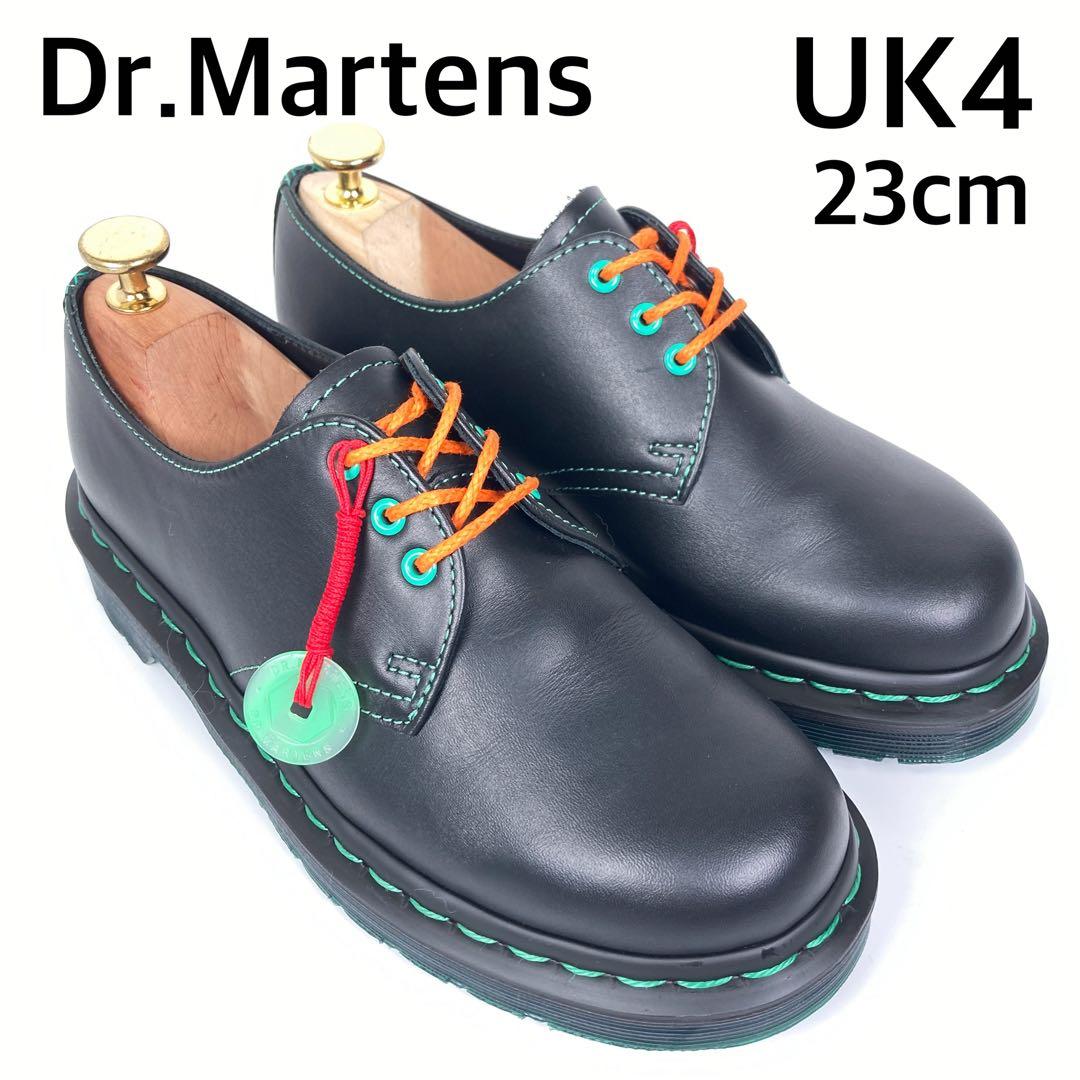 極美品 ドクターマーチン 1461 CNY レザー3ホールシューズ 本革 ヒスイ