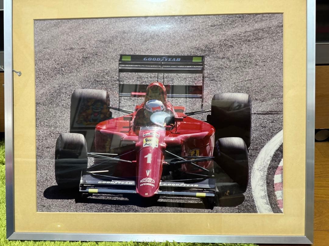 フェラーリ 641/2 鈴鹿GP アラン・プロストの生写真 F1 1990 Ferrari 641/2 Alain Prost #alainprost #アランプロスト