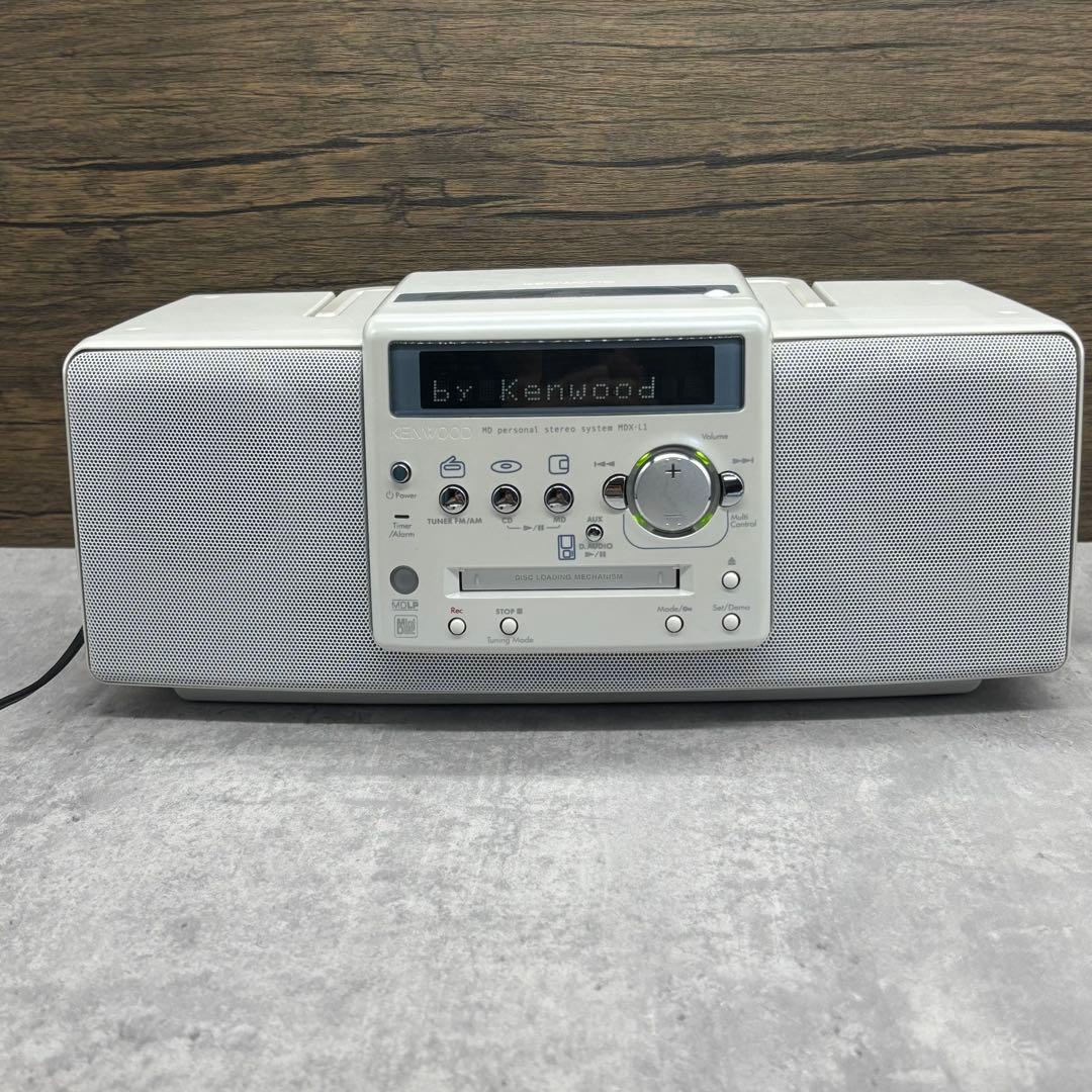 【動作品】KENWOOD パーソナルステレオMDシステム MDX-L1 ヨドバシ.com - ケンウッド KENWOOD MDX-L1-W（ホワイト） [MD/CD