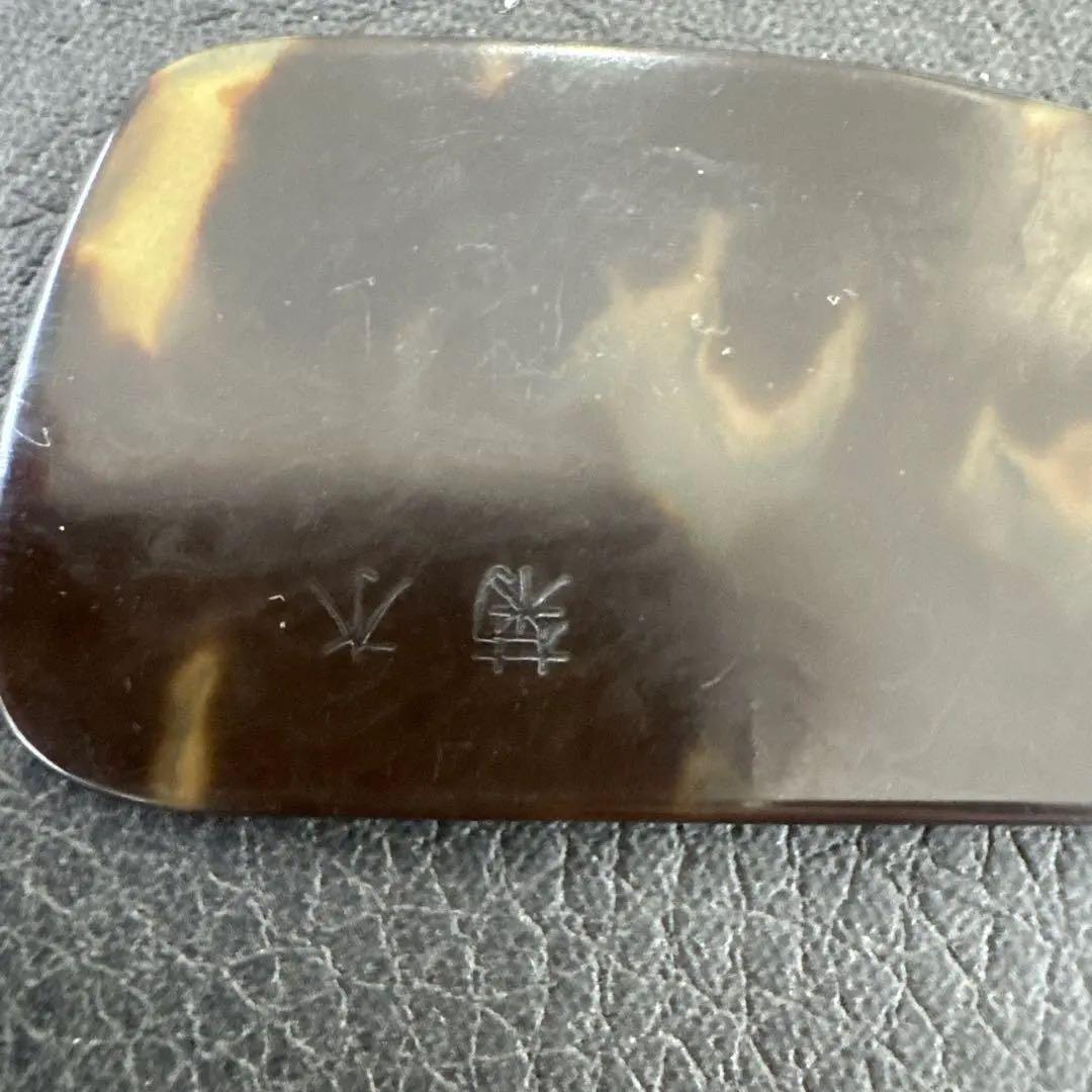 菊水本鼈甲 理容 櫛 コーム 本鼈甲 ベーク