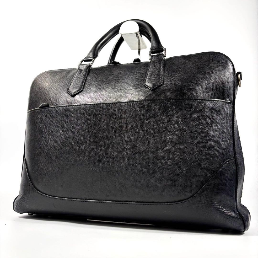 ✨美品✨ペッレモルビダ ビジネスバッグ 2室 A4可 キャピターノ ブラック 黒 PELLE MORBIDA（ペッレ モルビダ） 最大41% 2/25限定 キャピターノ