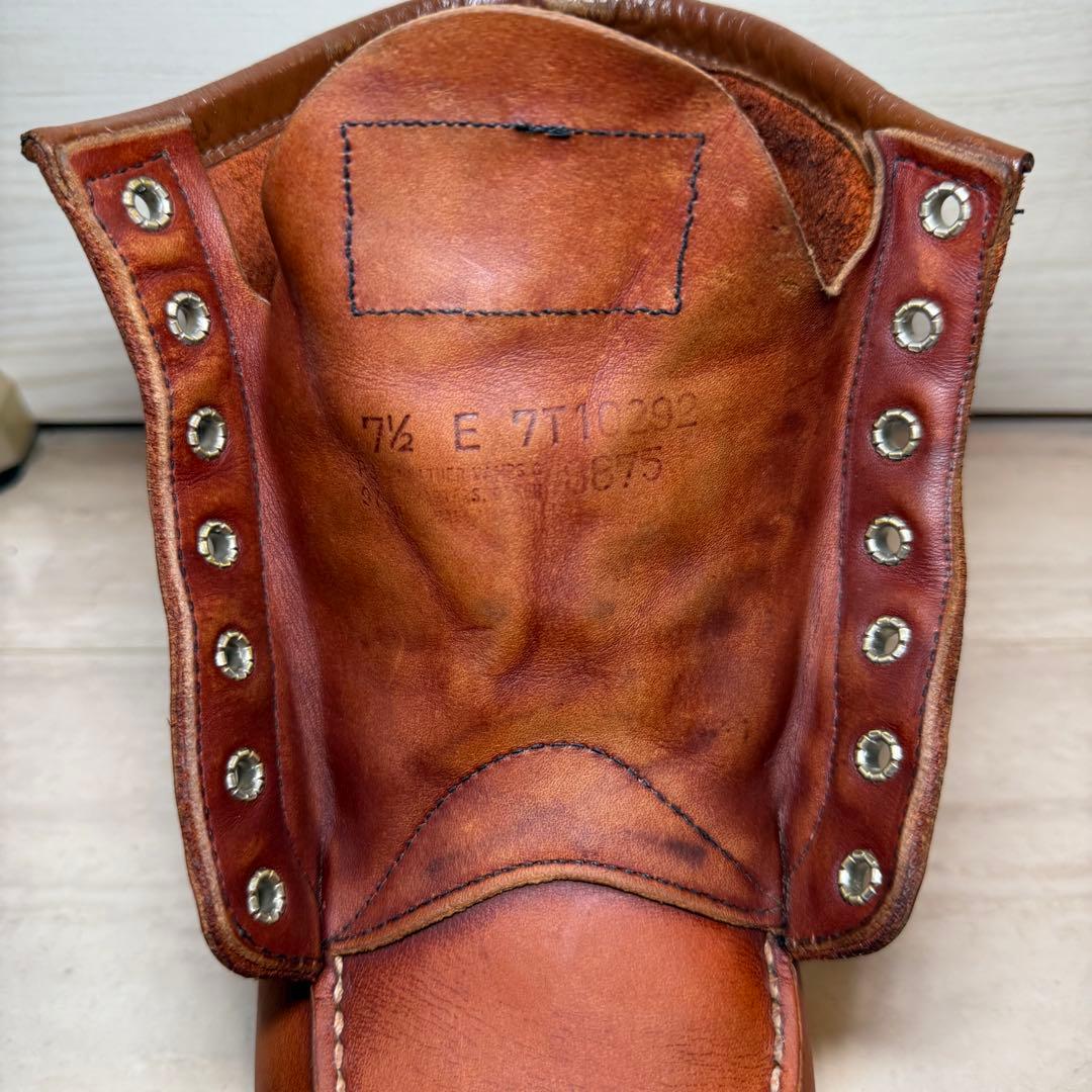 ☆貴重☆四角犬タグ☆REDWING8875 ビブラムソールカスタム25.5cm