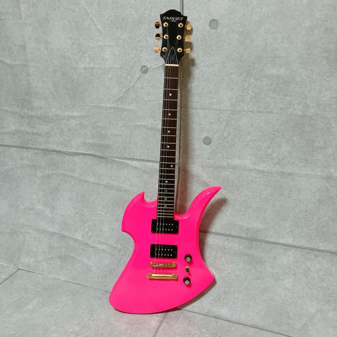 TARGET FERNANDES エレキギター モッキンバード ピンク 美品 - メルカリ