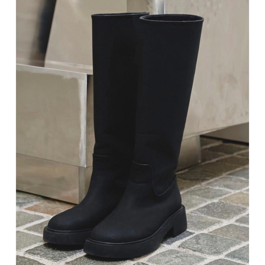 靴 TODAYFUL Platform Long Boots 36 Pleaser Delight-3022 in Black Vegan Leather – Pleaser Shoes