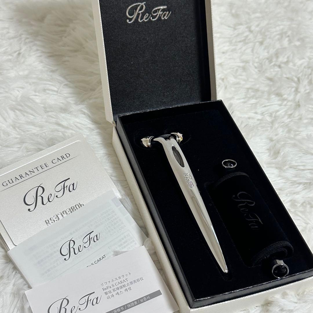 新品✨リファエスカラット 美顔器 コンパクトローラー マイクロカレント 収納袋 ReFa（リファ） 美容家電 リファエスカラットレイ ReFa S CARAT RAY