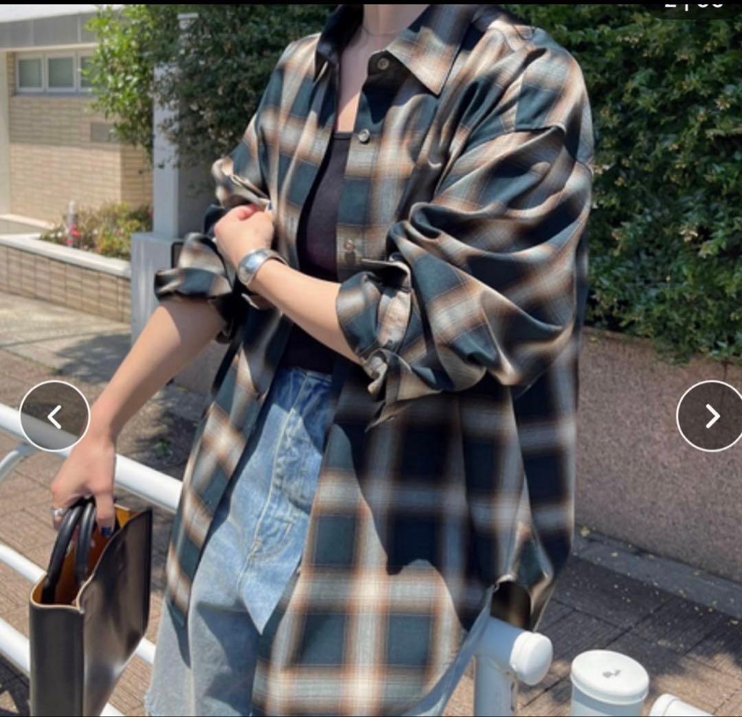 Spick and Span TRツイルチェックシャツ ブラック - メルカリ