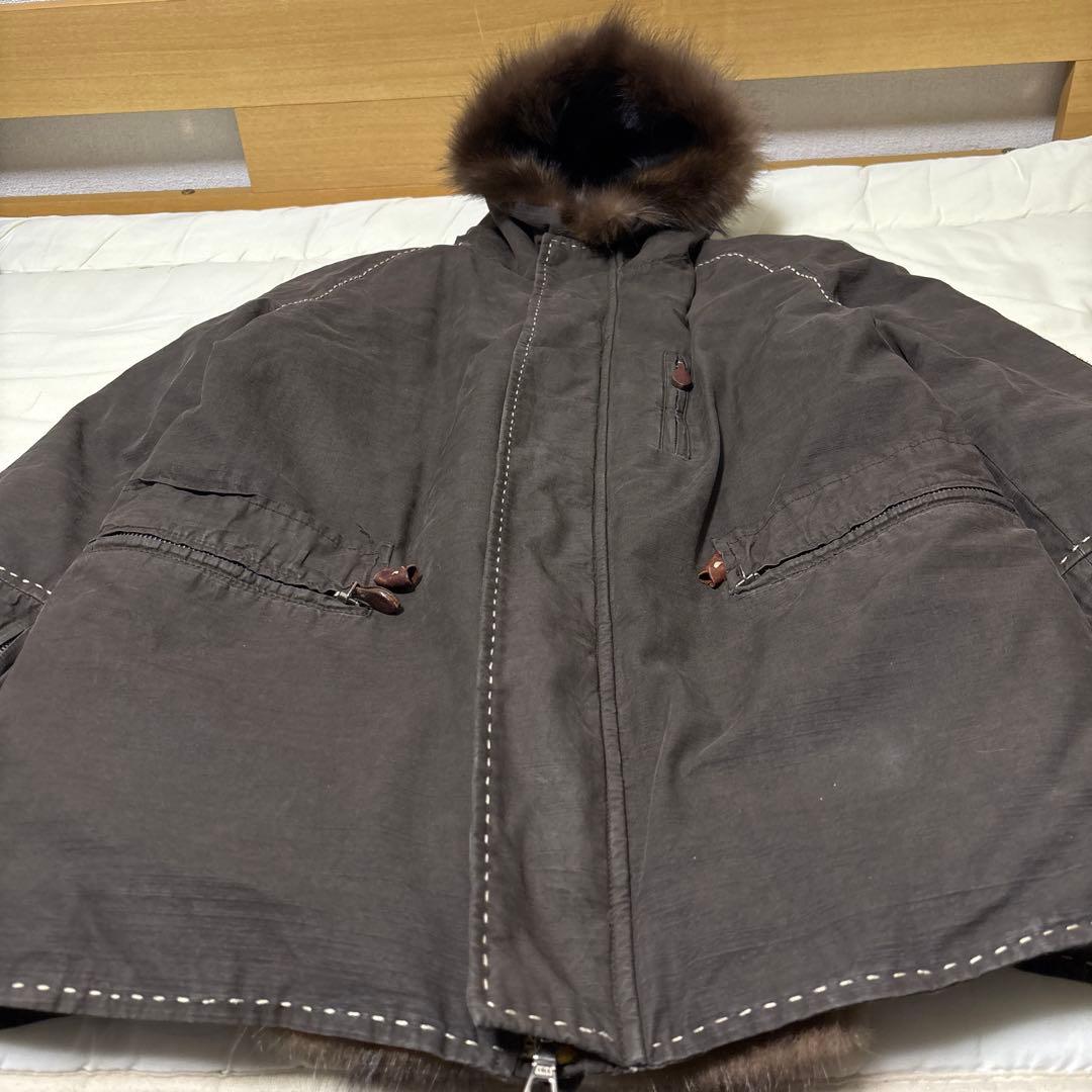 超特価】極美品✨ERMANNO SCERVINOモッズコート ファーコート - メルカリ