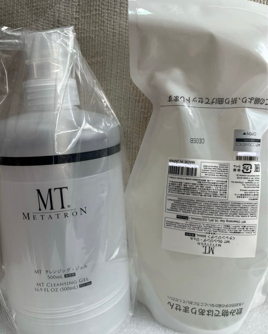 MT メタトロン クレンジングジェル 業務用 500ml 詰め替えボトルMT