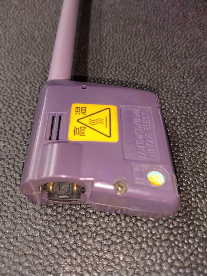 レンツシステムアイロンF-4G 5角4mm理容アイロン 中古美品ラバー新品