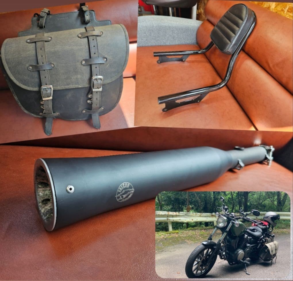 --xページ--YAMAHA BOLT スリップオンマフラー/バックレスト x様専用ページ--YAMAHA BOLT スリップオンマフラー/バックレスト