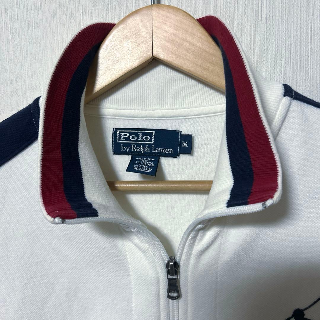 ラルフローレン トラックジャケット 刺繍ロゴ ビッグポニー ジップ