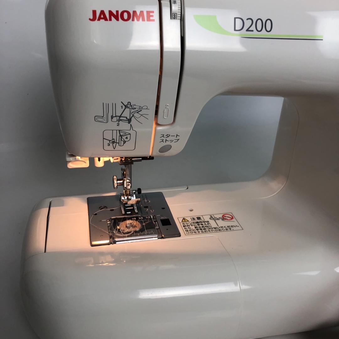 JANOME ジャノメ 電子ミシン D200 動作確認済 家電 - メルカリ