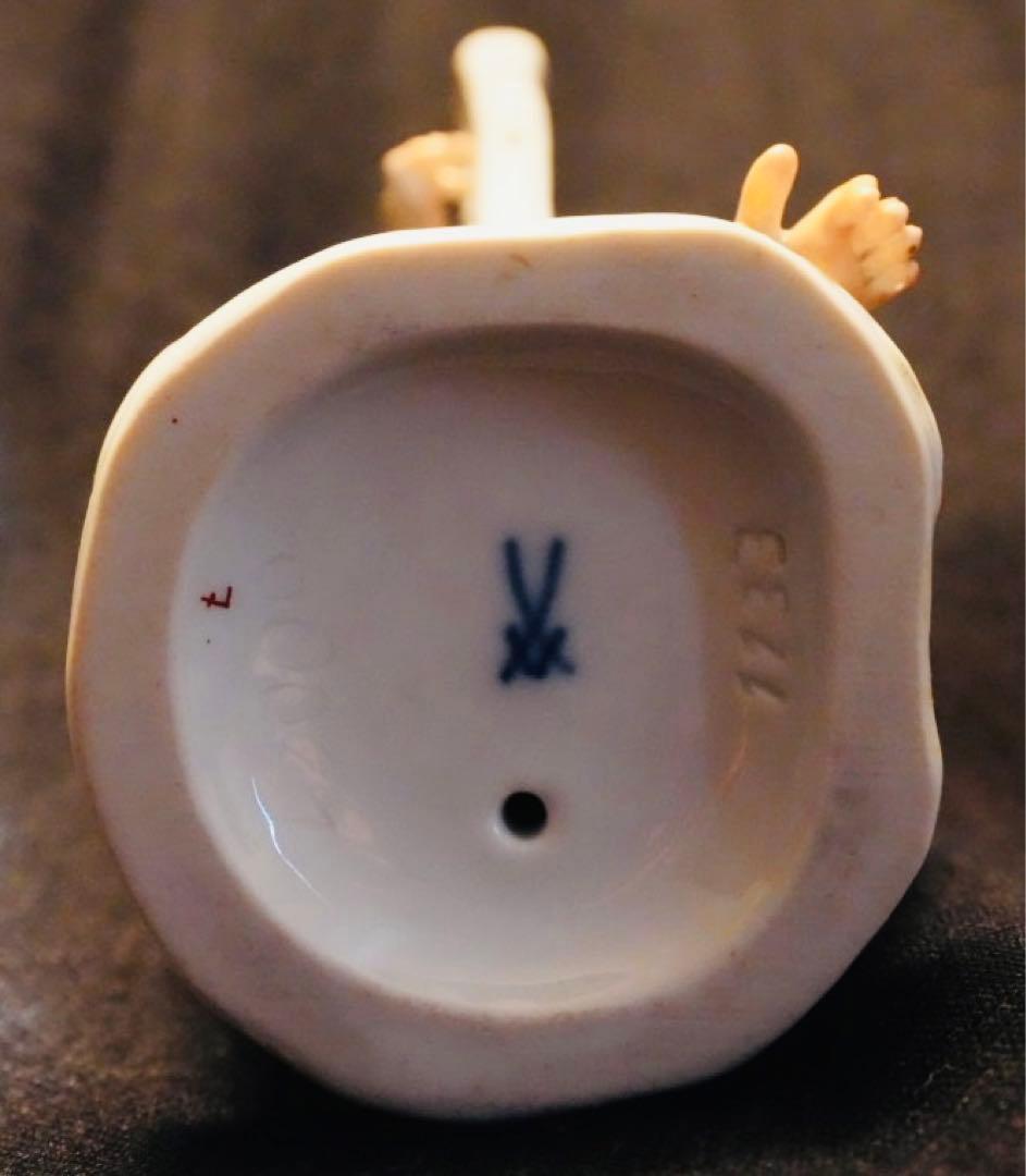 美品 】マイセン 猿の楽団 ハープ ピンク 1級品 - メルカリ