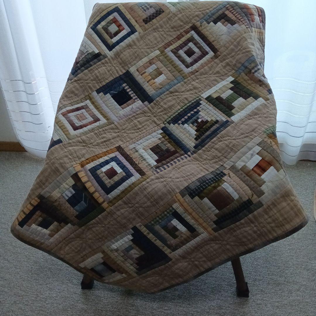 ログキャビンのパッチワークキルト(大) スペシャルログキャビンキルト用パターン＆レシピセット - パッチ