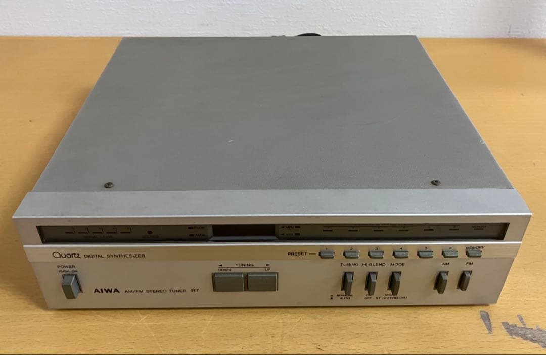 【AIWA/アイワ】FM/AMチューナー S-R7 通電のみ確認 AIWA S-R7