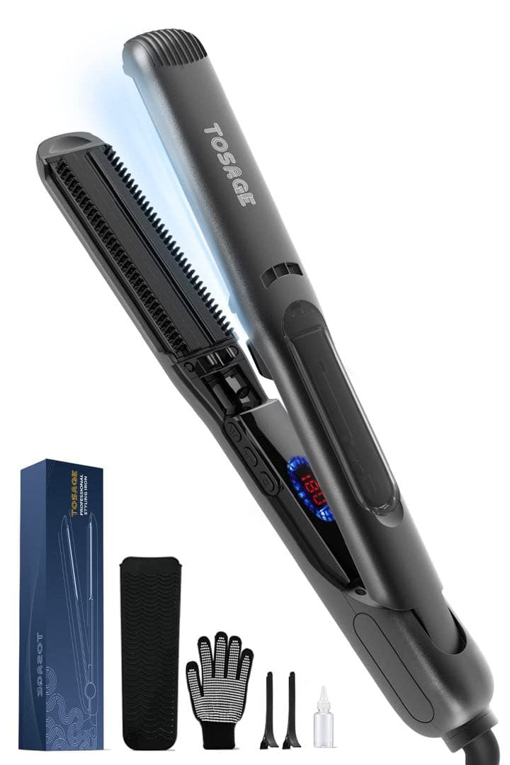 ☆TOSAGE スチームヘアアイロン ヘアアイロン ストレートアイロン 30mm Amazon | TOSAGE スチームヘアアイロン ヘアアイロン ストレート