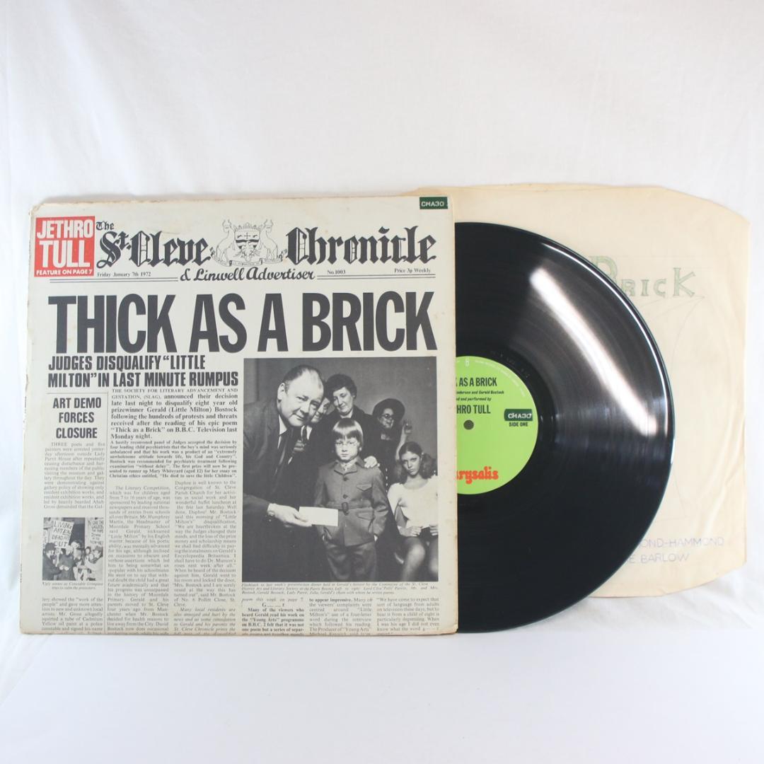 英LP Jethro Tull Thick As A Brick UK盤ステレオ Jethro Tull Thick As A Brick (LP) - Amazon.com Music
