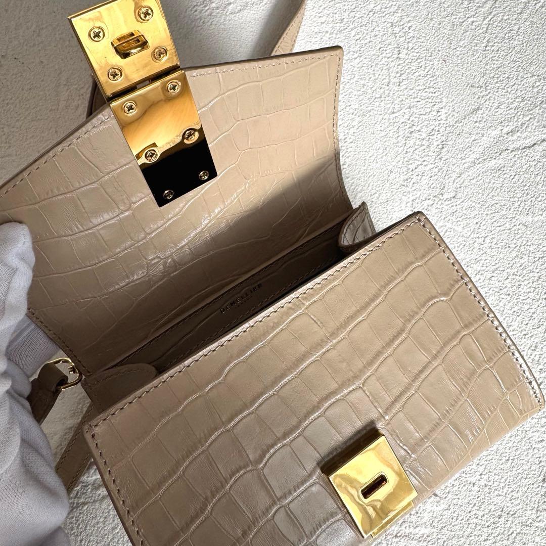 DEMELLIER ナノ モントリオール クロコ 2way ショルダーバッグ - メルカリ