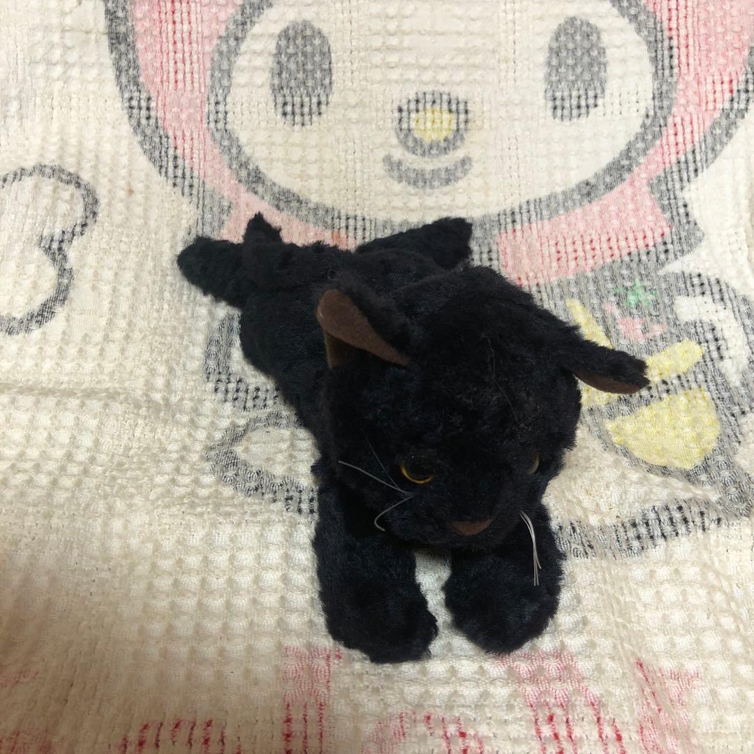 DOUSHIN 童心 黒猫 寝そべりポーズ くたくた ぬいぐるみ 中古品 - メルカリ