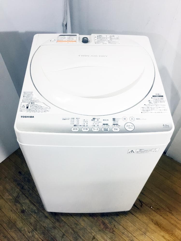 30日迄！送料無料★美品中古★東芝 4.2kg 洗濯機【AW-42SM】