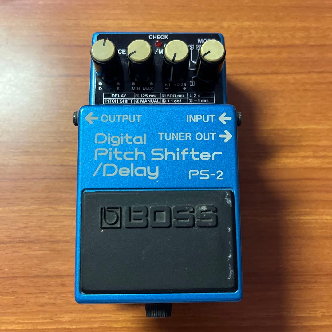 日本製　BOSS PS-2 Digital Pitch ShifterDelay BOSS (ボス) ディレイ 本体のみ Digital Pitch Shifter /Delay PS-2