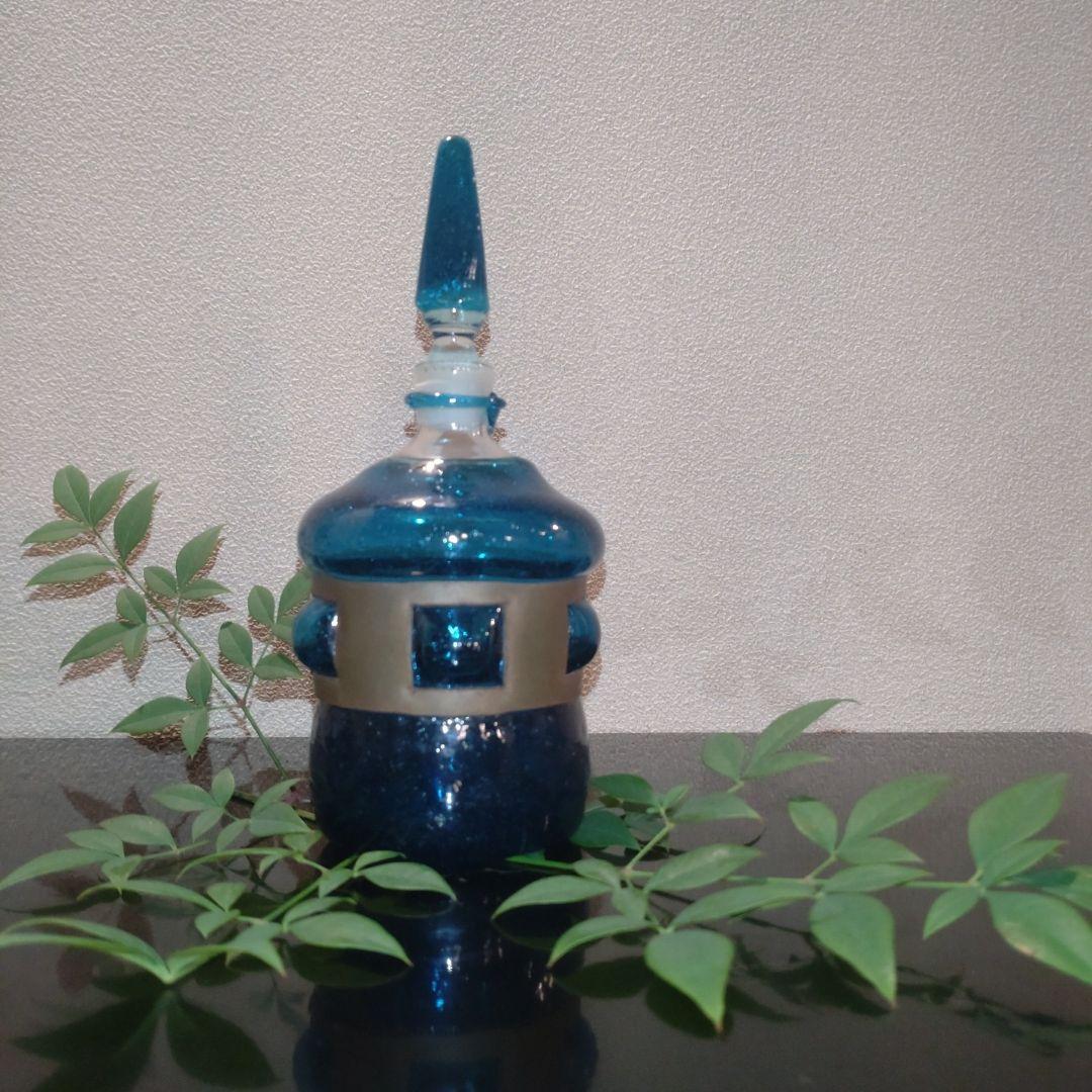 希少・秀逸品!! 小谷ブルー・銅巻き瓶　小谷眞三作品（倉敷ガラス） 倉敷ガラス 瓶 – YAECAYA