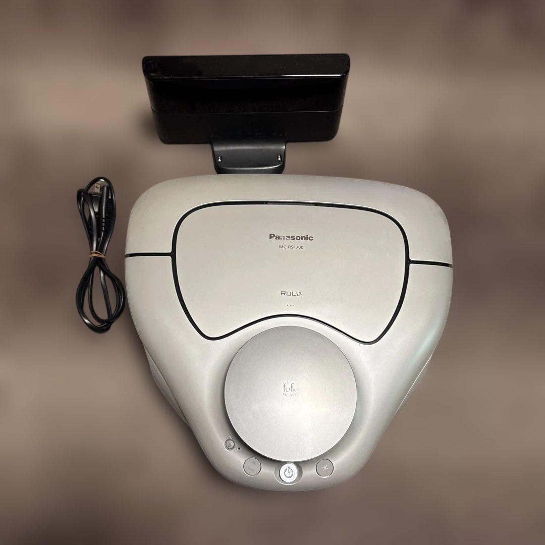 Panasonic ロボット掃除機 RULO MC-RSF700 動作品 美品 ロボット掃除機 RULO（ルーロ） ブラック MC-RSF700-K [吸引タイプ