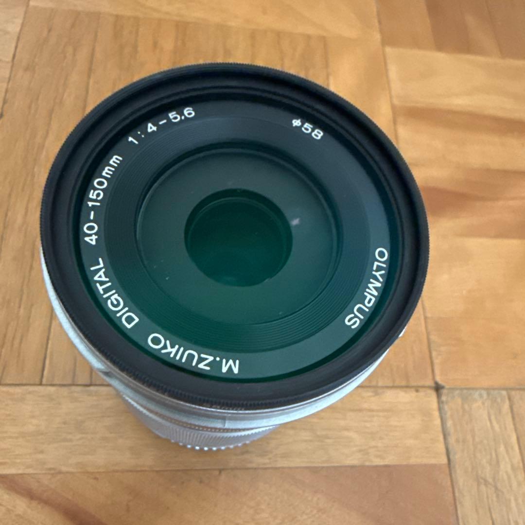 OLYMPUS PEN E-pl8 ホワイト 40-150mmレンズ(ジャンク) - メルカリ