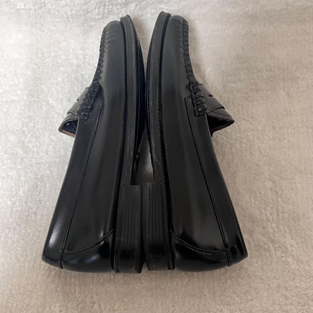 【G.H.BASS】美品 ローファー ブラック レザー