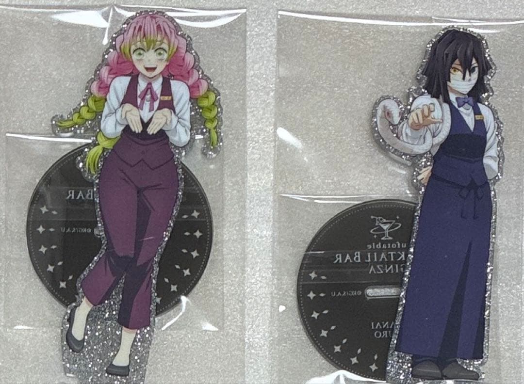 鬼滅の刃 モクテル アクリルスタンド 甘露寺蜜璃 伊黒小芭内 ねむらせ