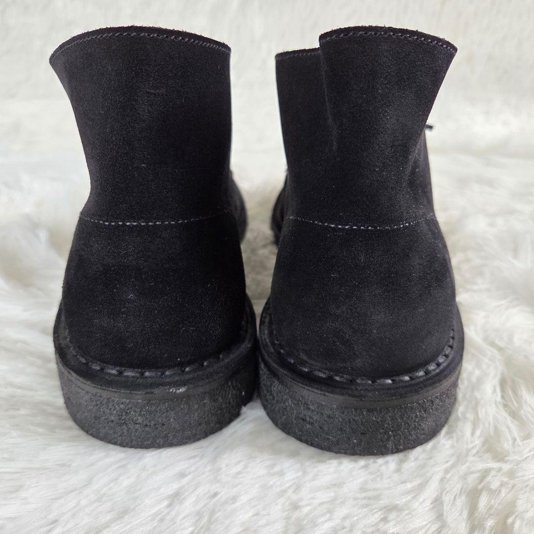 COMME des GARCONS ブラック スエード チャッカブーツ 27の通販はau