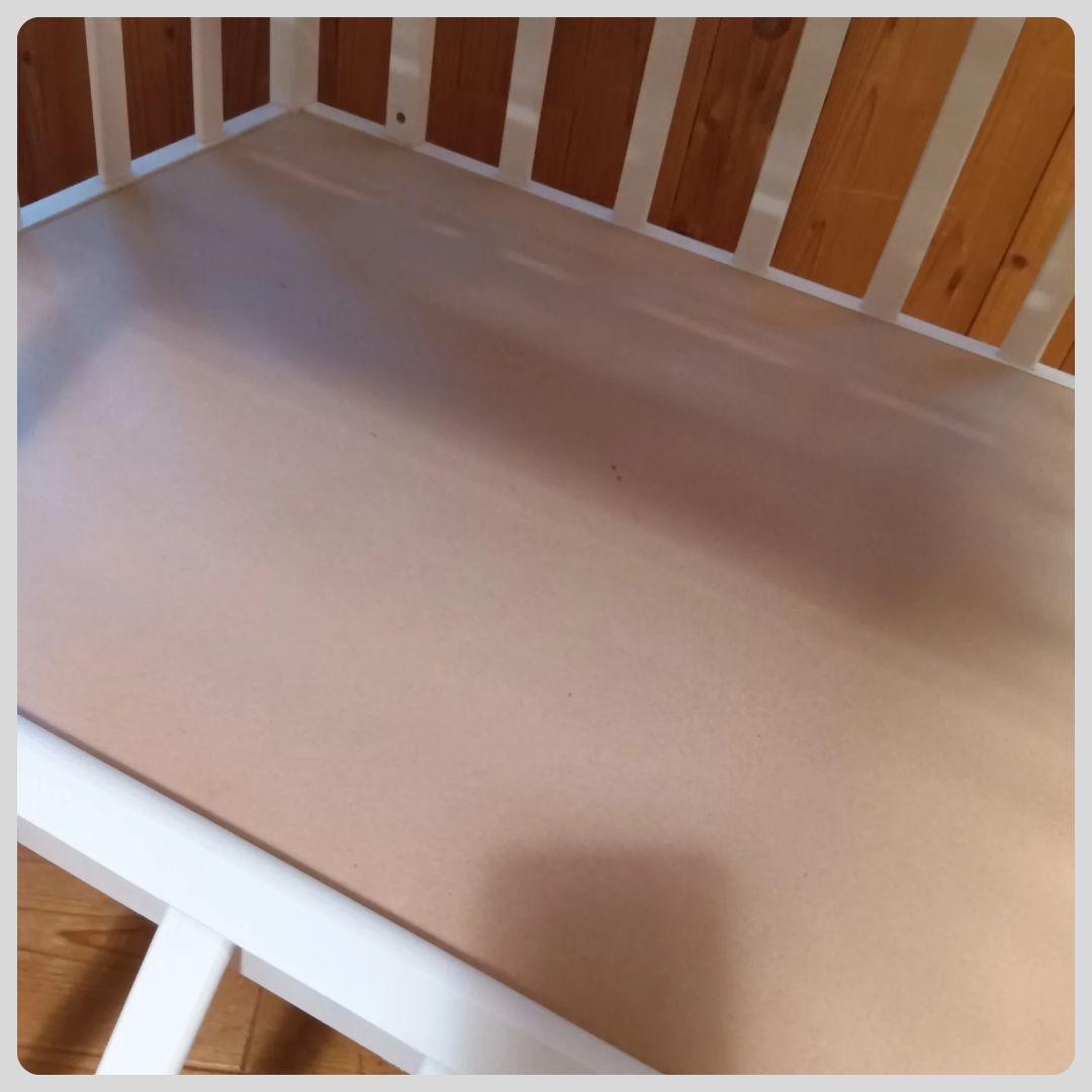 《送料無料❣️1点限り❣️》大和屋　ベビーベット　Wオープン腰楽ハイミニベッドN