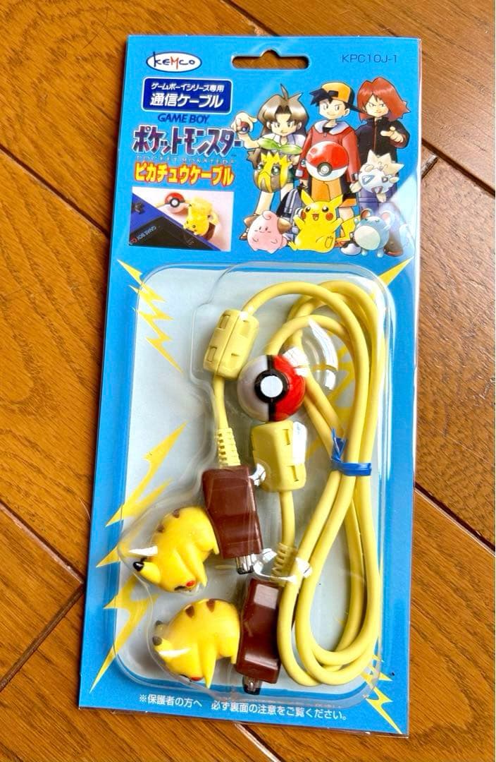 未開封】ピカチュウ☆ケーブル GBC(ゲームボーイシリーズ専用 通信