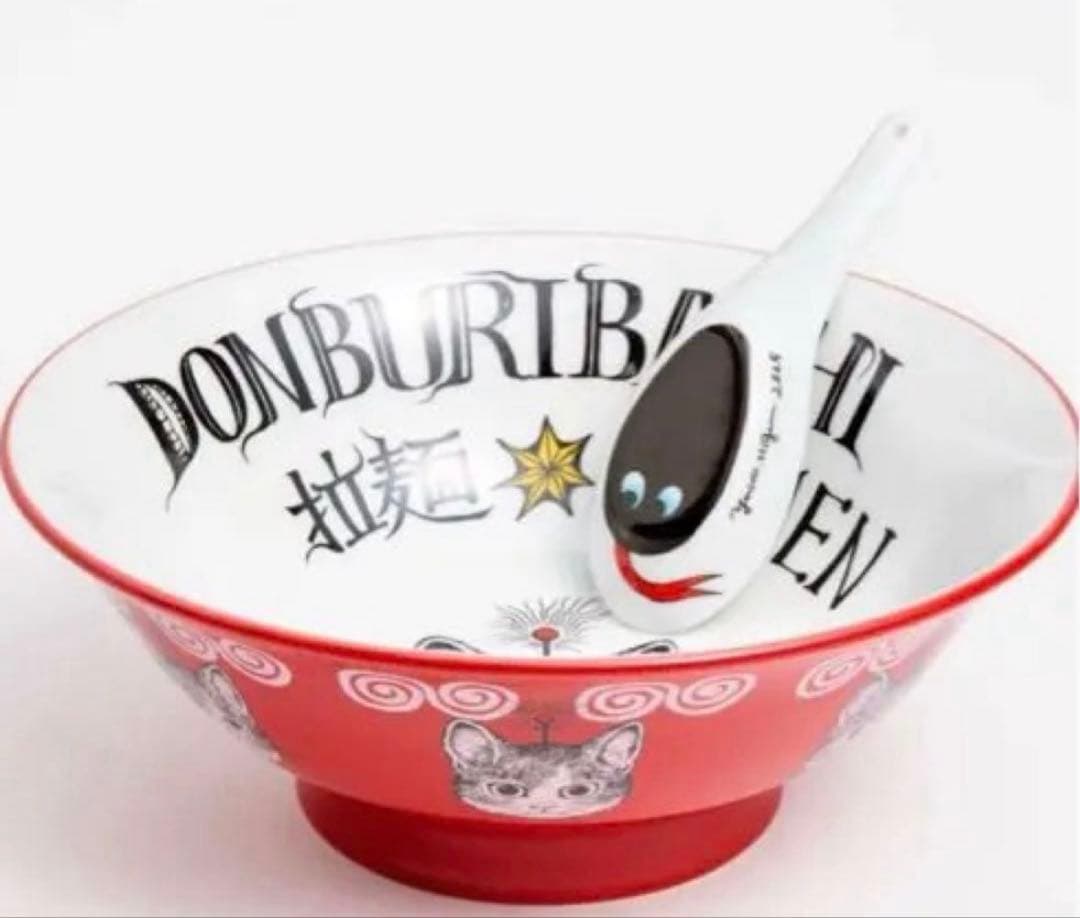 ヒグチユウコ　ラーメンどんぶり＆レンゲセット　美濃焼 美濃焼とラーメン文化をつなぐ「ラーメンどんぶり展」が開幕。田名網