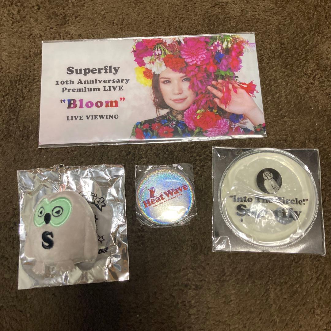 Superfly ライブグッズ 4点セット チビック キーホルダー他 - メルカリ