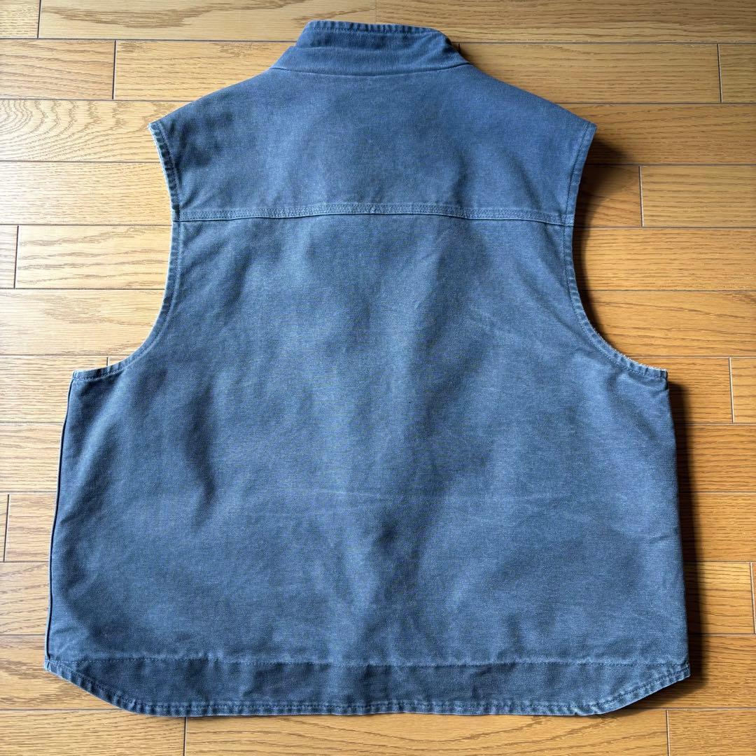 希少】Carhartt カーハート ダックベスト 裏ボア 2XL グレー - メルカリ