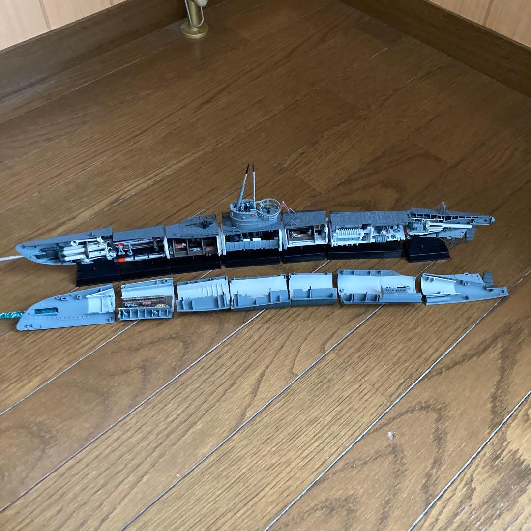 タルガ 高密度模型U-ボート迷彩モデル1/144潜水艦内部構造 - メルカリ