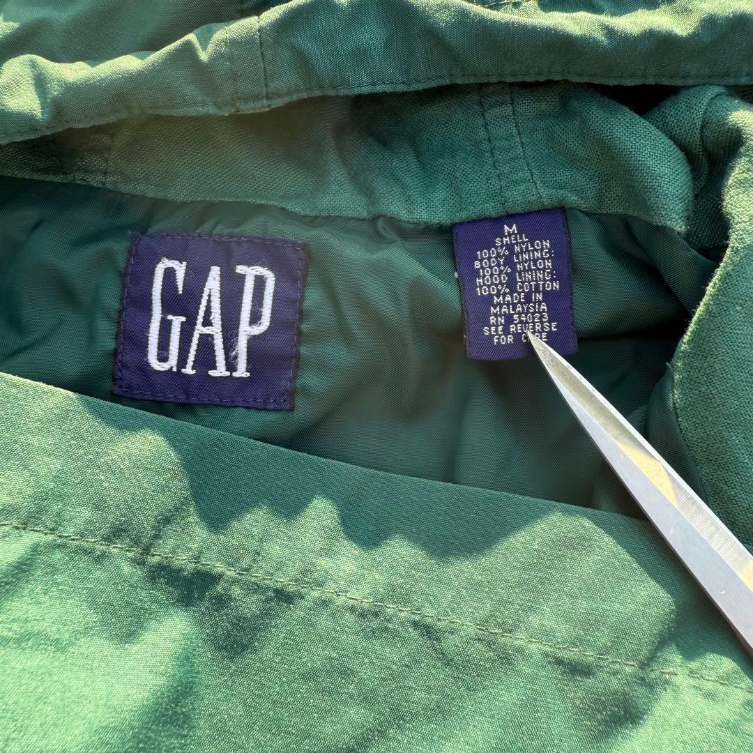 90s OLD GAP 2-tone nylon anorak parker - メルカリ