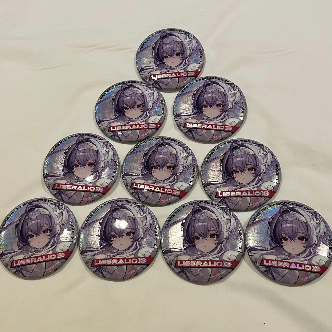 AGF 韓国 会場 限定 勝利の女神 NIKKE 缶バッチ リベラリオ 10個 新品・即納) 缶バッジ「勝利の女神：NIKKE」03/BOX(全10種)(描き起こし