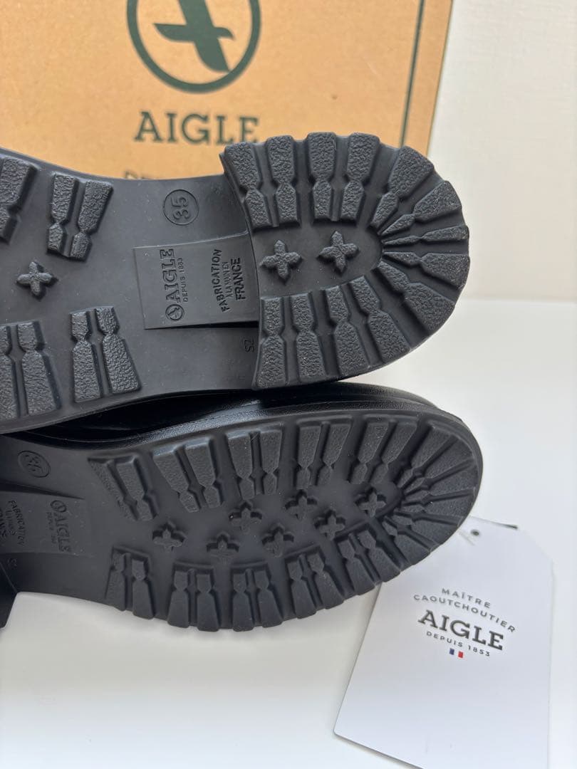 ✨未使用品✨ AIGLE エーグル レインブーツ ノワール(黒) 22.5cm