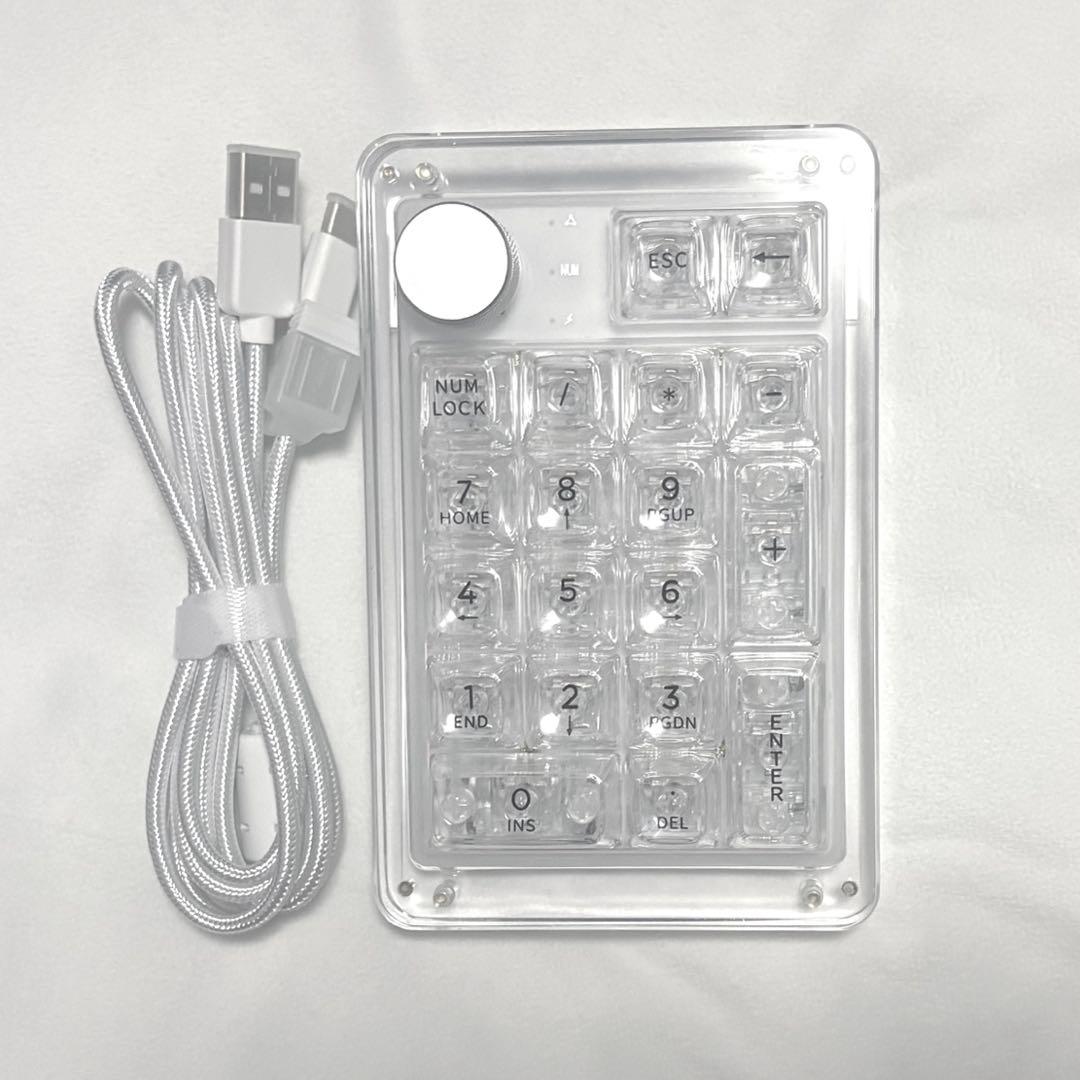 【期間限定値下げ】KiiBoom Phantom 21 テンキー クリア Amazon.com: KiiBoom Phantom 21 Hot Swappable Crystal Acrylic