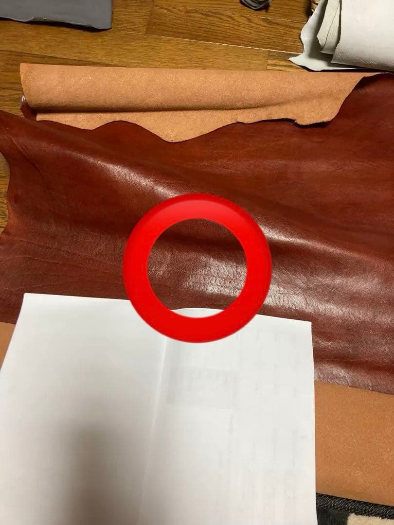 ご確認用 ハラコ カウ柄 システム手帳 A5 牛革 本革 レザー