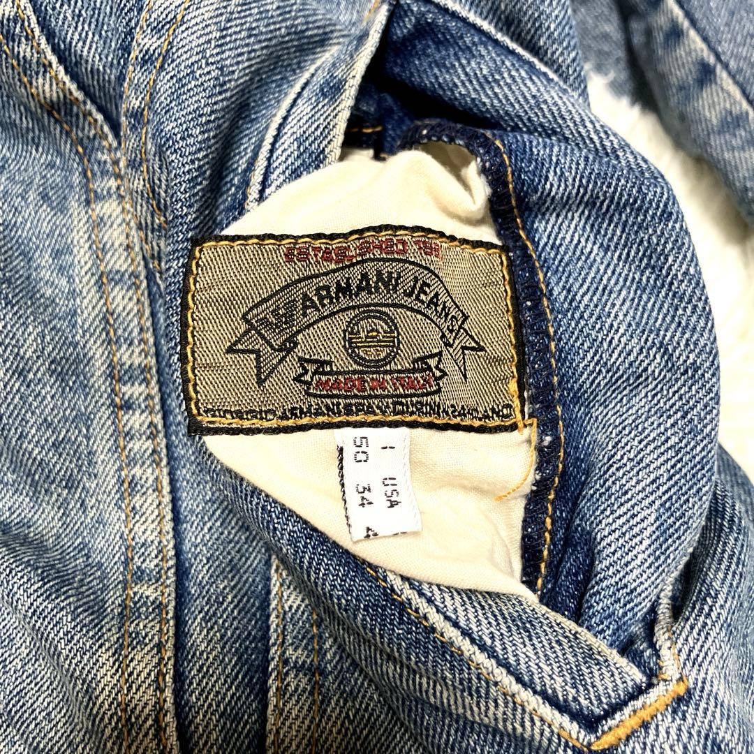 超希少✨】ARMANI JEANS 80s 90s デニムJK リバーシブル - メルカリ