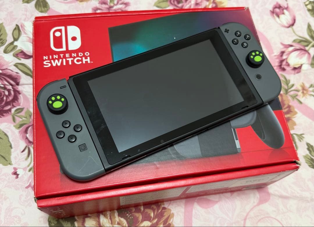 箱・説明書アリ】Nintendo Switch 本体 グレー